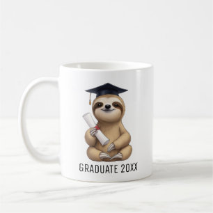 Sloth Graduation Coffee Mug