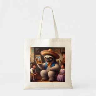 Sloth Grandpa Tote Bag