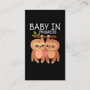 Sloth Grossesse Faire-part Couple Humour