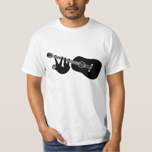 sloth guitar tee