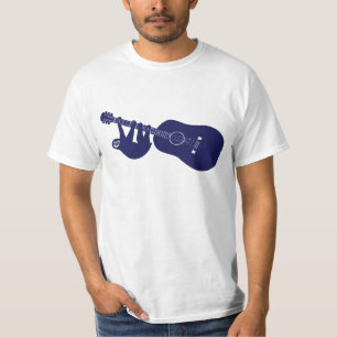 Sloth Guitar tee (Dark Blue)