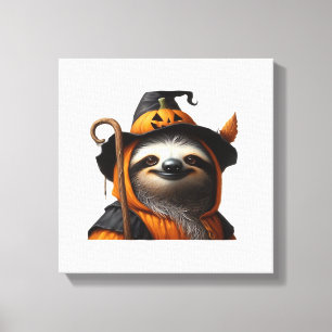 Sloth Halloween Classic T-Shirt Canvas Print
