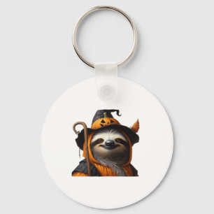 Sloth Halloween Classic T-Shirt Keychain