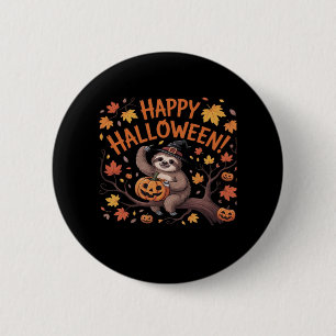 Sloth Halloween Day Classic T-Shirt 2 Inch Round Button