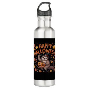Sloth Halloween Day Oversized T-Shirt 710 Ml Water Bottle