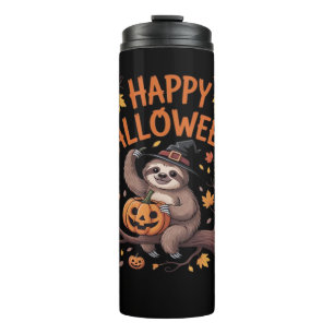 Sloth Halloween Day Oversized T-Shirt Thermal Tumbler