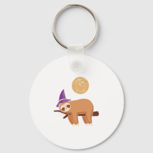 sloth halloween, halloween sloth keychain