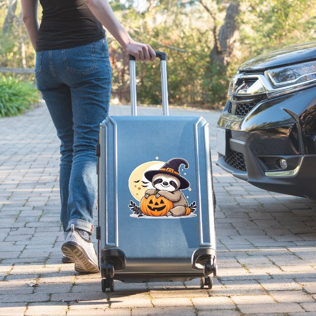 Sloth Halloween Motif Cute Classic T-Shirt (Suitcase Insitu)