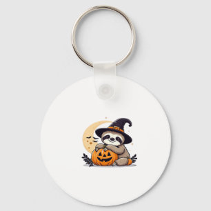 Sloth Halloween Motif Cute Classic T-Shirt Keychain