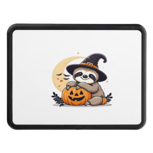 Sloth Halloween Motif Cute Classic T-Shirt Trailer Hitch Cover