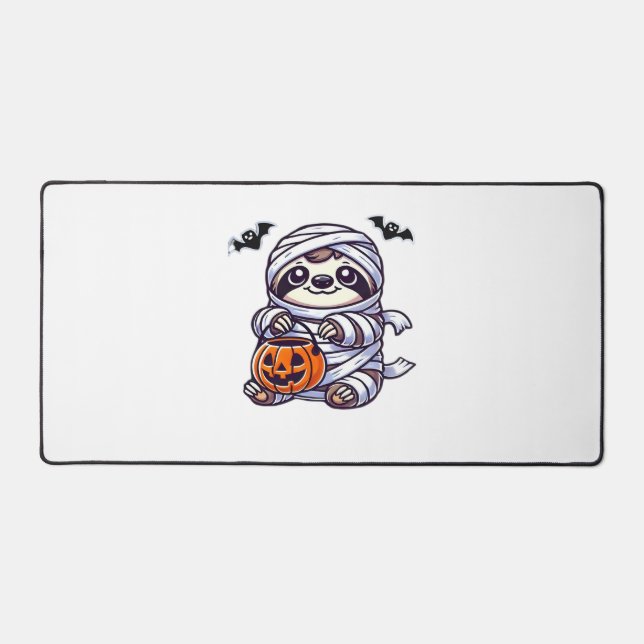 Sloth Halloween Mummy Kids Femmes Hommes Sloth Cla (Recto)