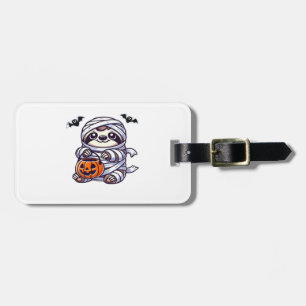 Sloth Halloween Mummy Kids Women Men Sloth Classic Luggage Tag