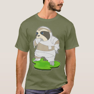 Sloth Halloween Mummy T-Shirt