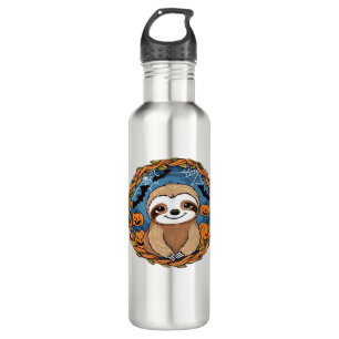 sloth, halloween, october, autumn, thanksgiving Ov 710 Ml Water Bottle