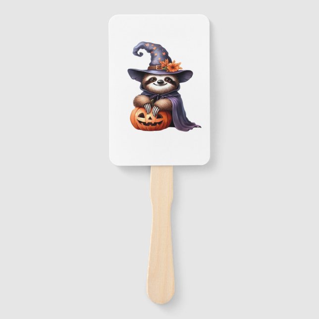 Sloth Halloween Outfit Classic T-Shirt Hand Fan (Front)