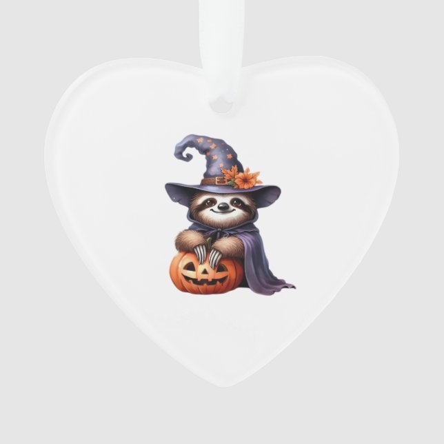 Sloth Halloween Outfit Classic T-Shirt Ornament (Front)