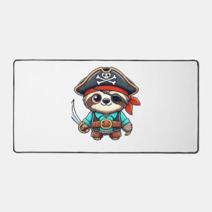 Sloth Halloween Pirate Kids Women Men Sloth Classi Desk Mat