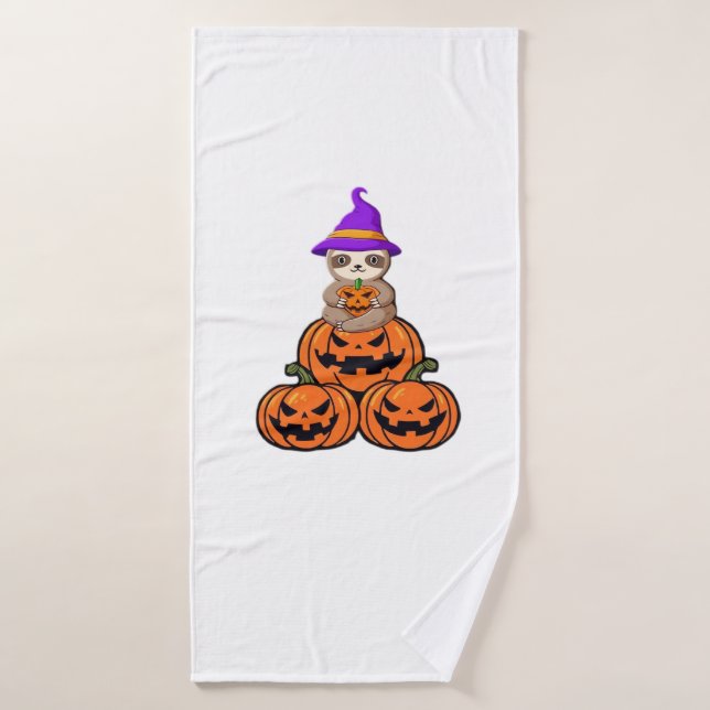Sloth Halloween Premium T-Shirt (Serviette de bain)