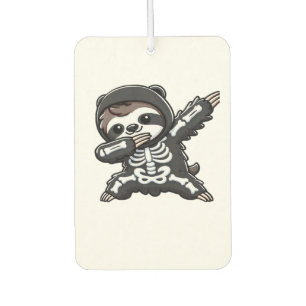 Sloth Halloween Skeleton Kids Women Men Sloth Clas Air Freshener