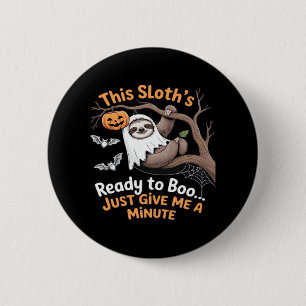 Sloth Halloween Sloths Cute Bat Vampire Essential 2 Inch Round Button