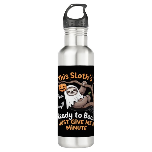 Sloth Halloween Sloths Cute Bat Vampire Essential  710 Ml Water Bottle (Front)