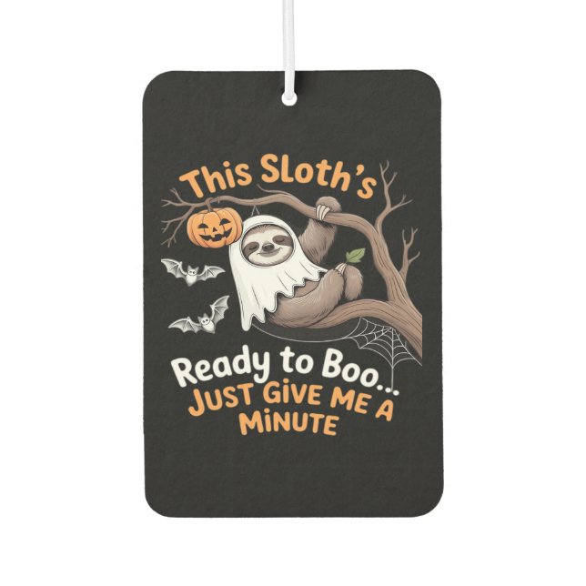 Sloth Halloween Sloths Cute Bat Vampire Essential  Air Freshener (Front)