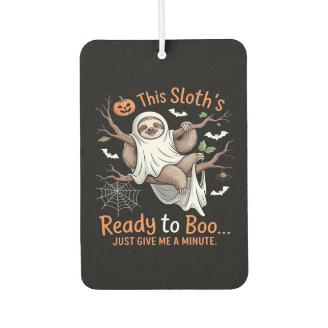 Sloth Halloween Sloths Cute Bat Vampire Essential  Air Freshener (Front)