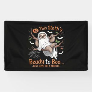 Sloth Halloween Sloths Cute Bat Vampire Essential  Banner