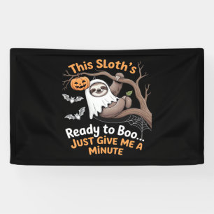 Sloth Halloween Sloths Cute Bat Vampire Essential  Banner