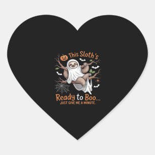 Sloth Halloween Sloths Cute Bat Vampire Essential  Heart Sticker
