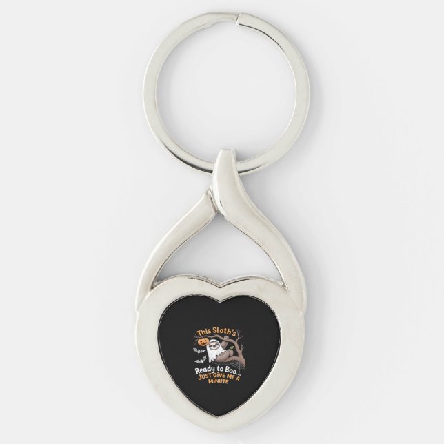 Sloth Halloween Sloths Cute Bat Vampire Essential  Keychain (Front)