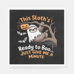 Sloth Halloween Sloths Cute Bat Vampire Essential  Napkin