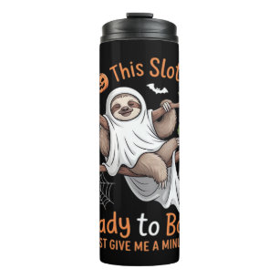Sloth Halloween Sloths Cute Bat Vampire Essential  Thermal Tumbler