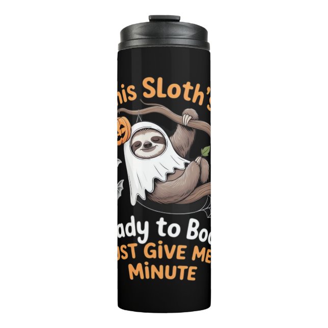 Sloth Halloween Sloths Cute Bat Vampire Essential  Thermal Tumbler (Front)