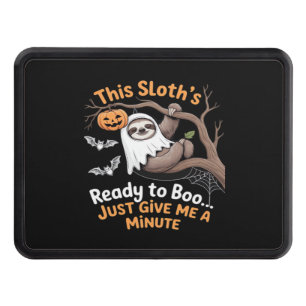 Sloth Halloween Sloths Cute Bat Vampire Essential  Trailer Hitch Cover