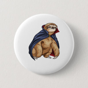 Sloth Halloween Vampire Classic T-Shirt 2 Inch Round Button