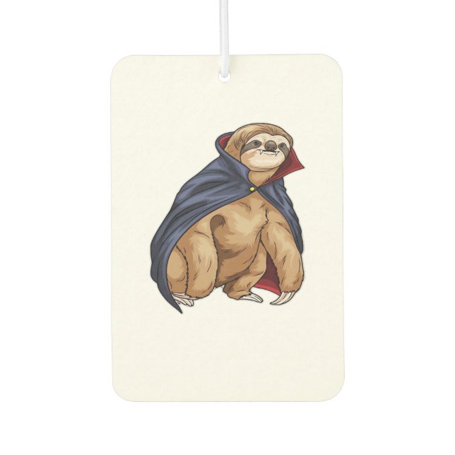 Sloth Halloween Vampire Classic T-Shirt Air Freshener (Front)