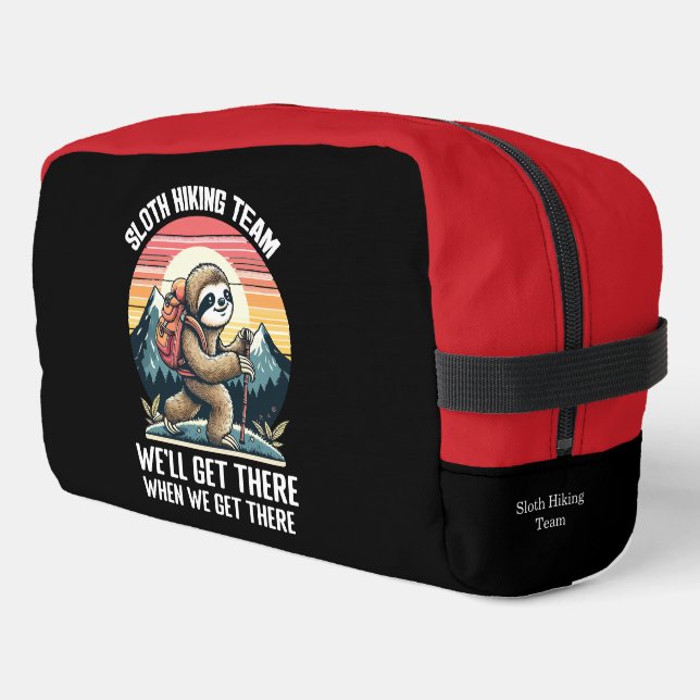 Sloth Hiking Adventure Dopp Kit (Left Corner)