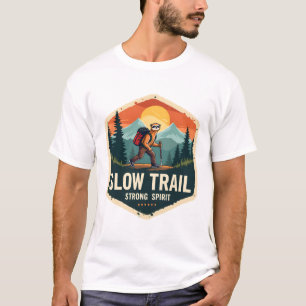 Sloth Hiking Shirt Vintage Trail Buddy Design