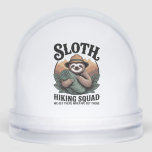 Sloth Hiking Squad Funny Camping Snowglobe<br><div class="desc">Sloth Hiking Squad Funny Camping</div>