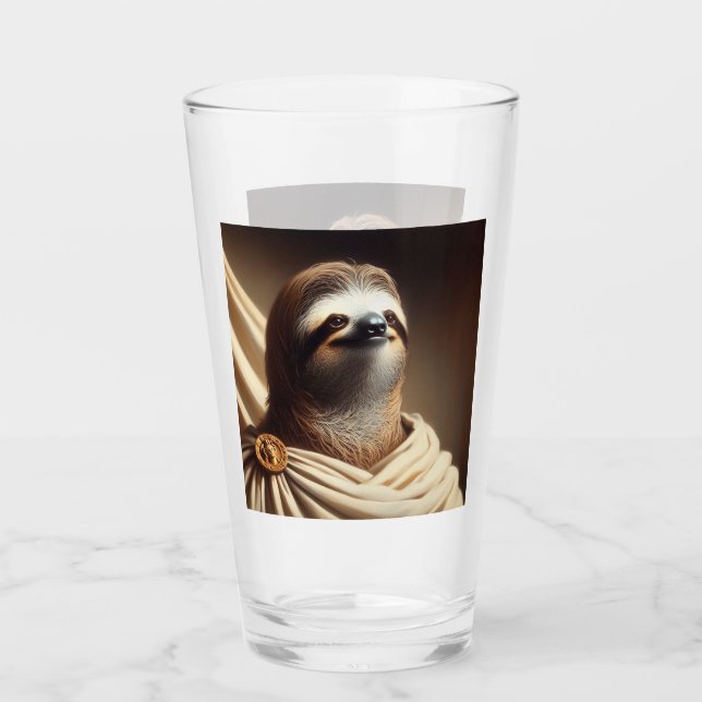 Sloth in Ancient Rome Glass (Front)