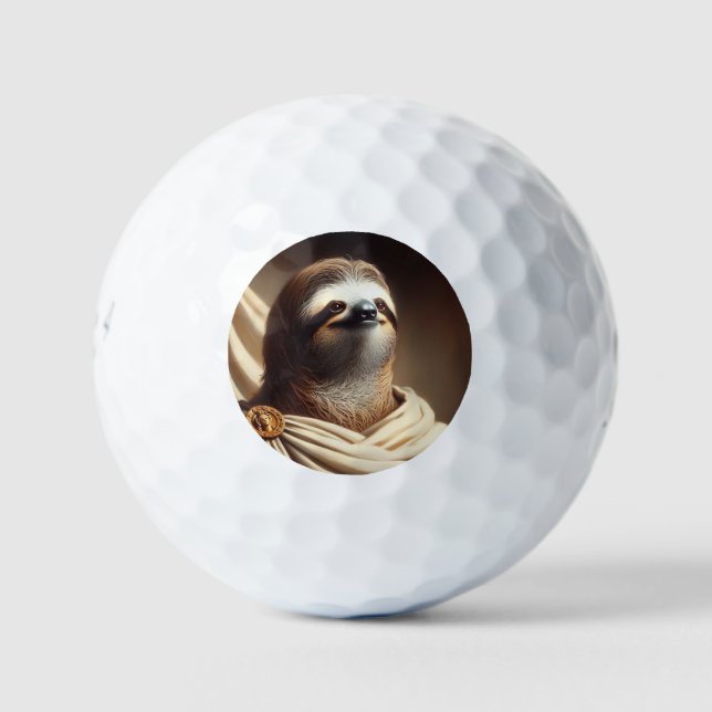 Sloth in Ancient Rome Golf Balls (Front)