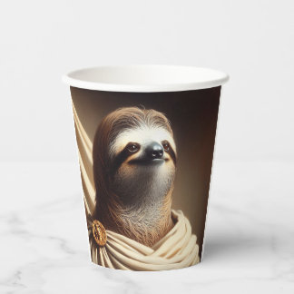 Sloth in Ancient Rome Paper Cups