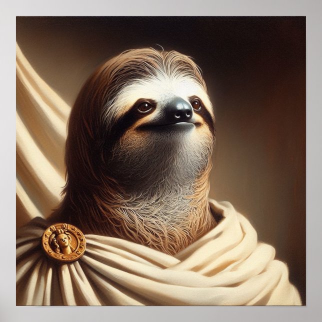 Sloth in Ancient Rome Poster (Front)