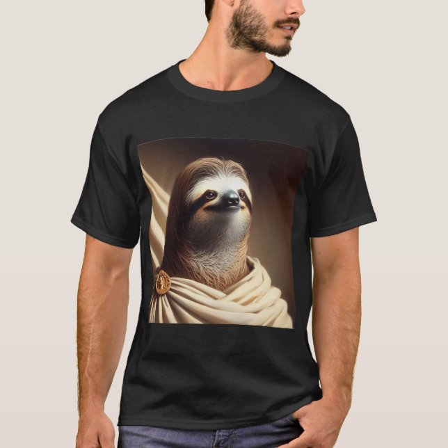 Sloth in Ancient Rome T-Shirt (Front)