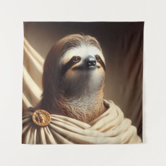 Sloth in Ancient Rome Tapestry