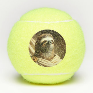 Sloth in Ancient Rome Tennis Balls
