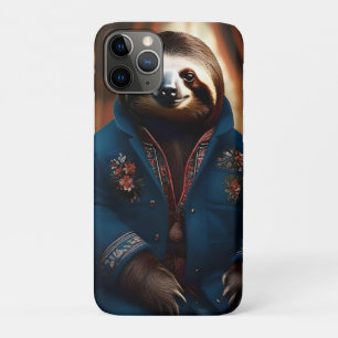 Sloth In His Drinking Jacket, iPhone 11 Pro Case