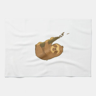 Sloth in his little tree Classic T-Shirt Kitchen Towel