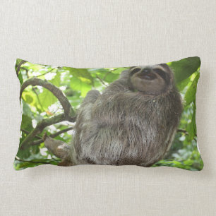 Sloth in Tree Lumbar Pillow